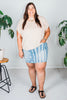 High Waist Stars & Stripes Bleach Discharge Judy Blue Skirt - Whiskey Skies - JUDY BLUE