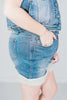 High Waist Tummy Control Shearling Lined Shorts - Whiskey Skies - JUDY BLUE