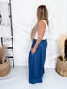 High Waist Wide Leg Jeans With Angled Panels - Whiskey Skies - DAVI & DANI