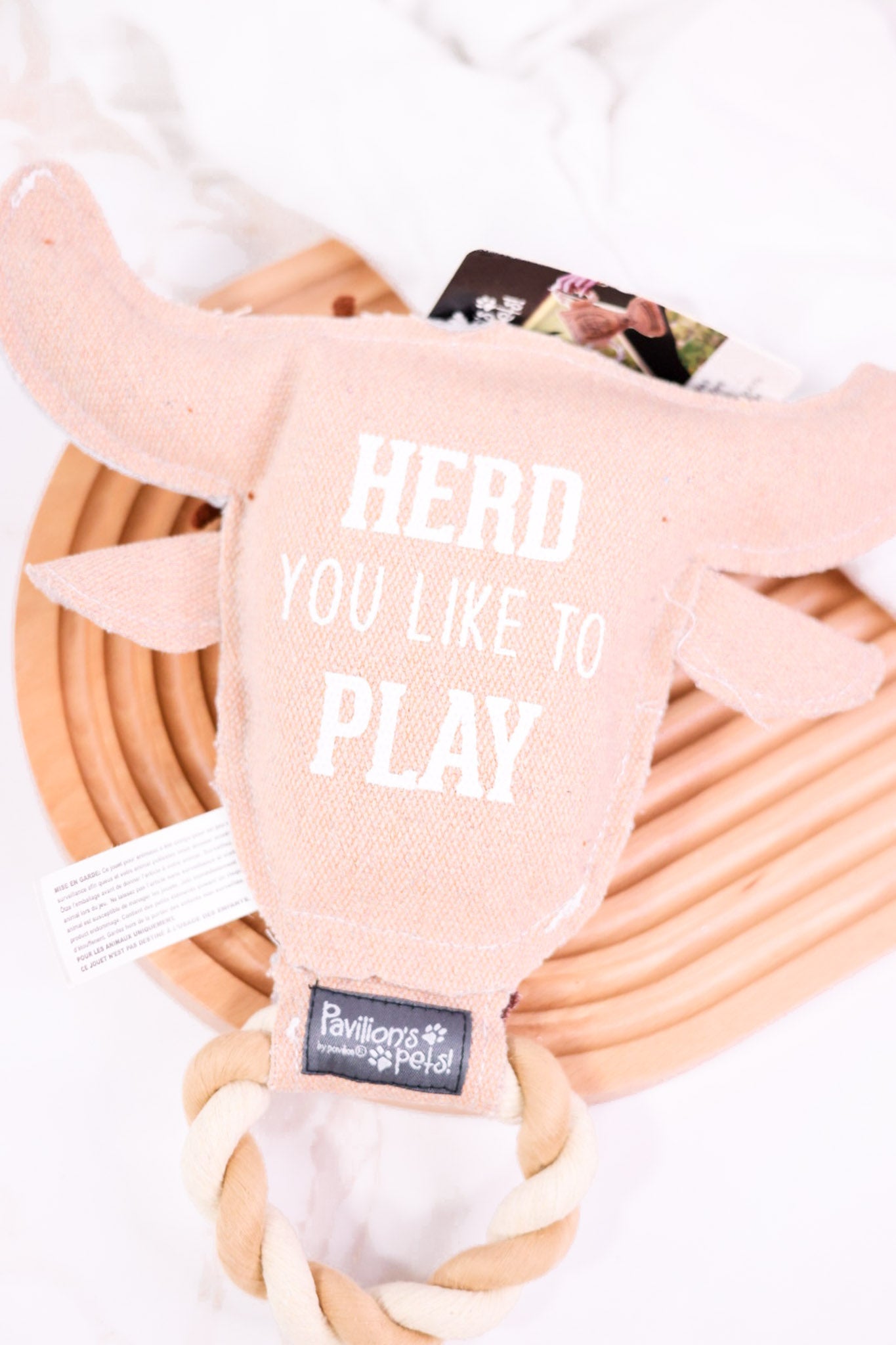 Highland Cow Canvas & Rope Dog Toy - Whiskey Skies - PAVILION