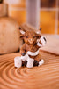 Highland Cow Powder Room Resin Sitters (Three Styles) - Whiskey Skies - HANNA'S HANDIWORKS