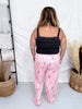 "Hogs & Kisses" Pink Loungewear Pig Print Pants - Whiskey Skies - BRIEF INSANITY