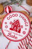 Holiday Baking Embossed Metal Ornaments (2 Styles) - Whiskey Skies - MELROSE INTL