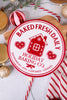 Holiday Baking Embossed Metal Ornaments (2 Styles) - Whiskey Skies - MELROSE INTL