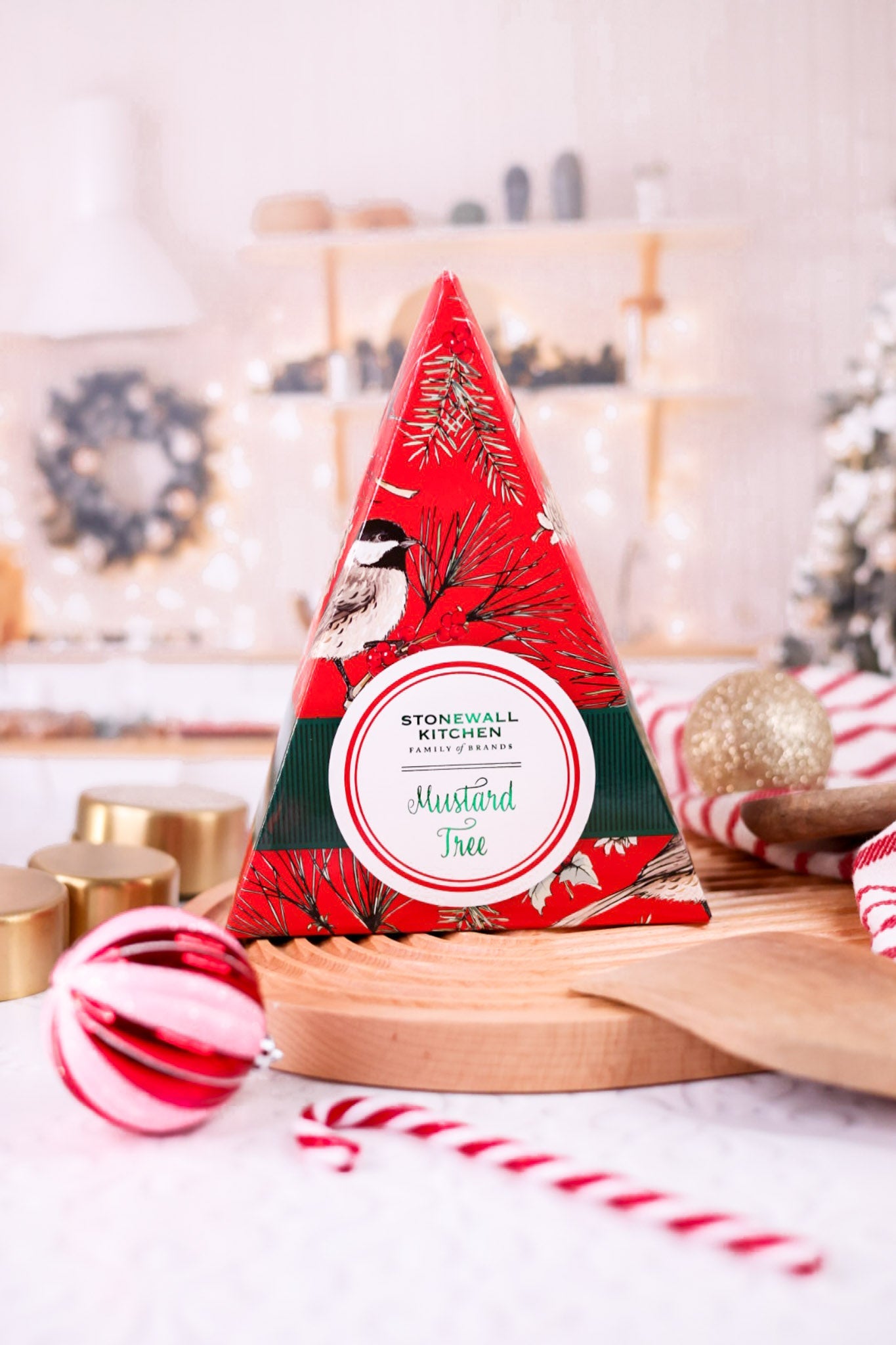 Holiday Mustard Tree Boxed Gift - Whiskey Skies - STONEWALL KITCHEN