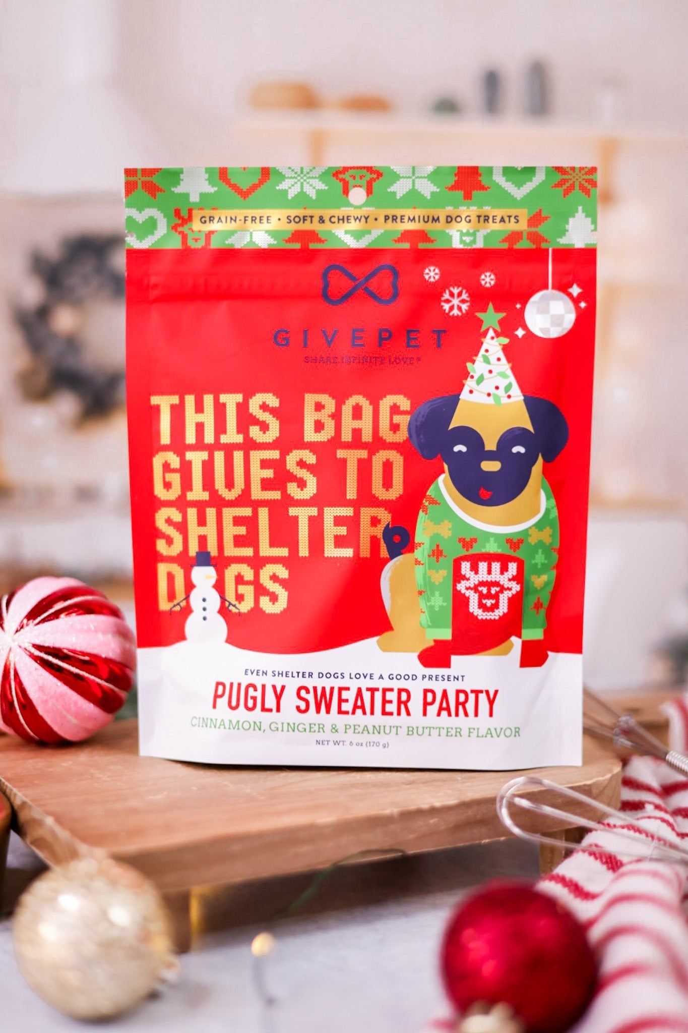 Holiday Soft & Chewy Training Dog Treats (Four Flavors) - Whiskey Skies - GivePet LLC.