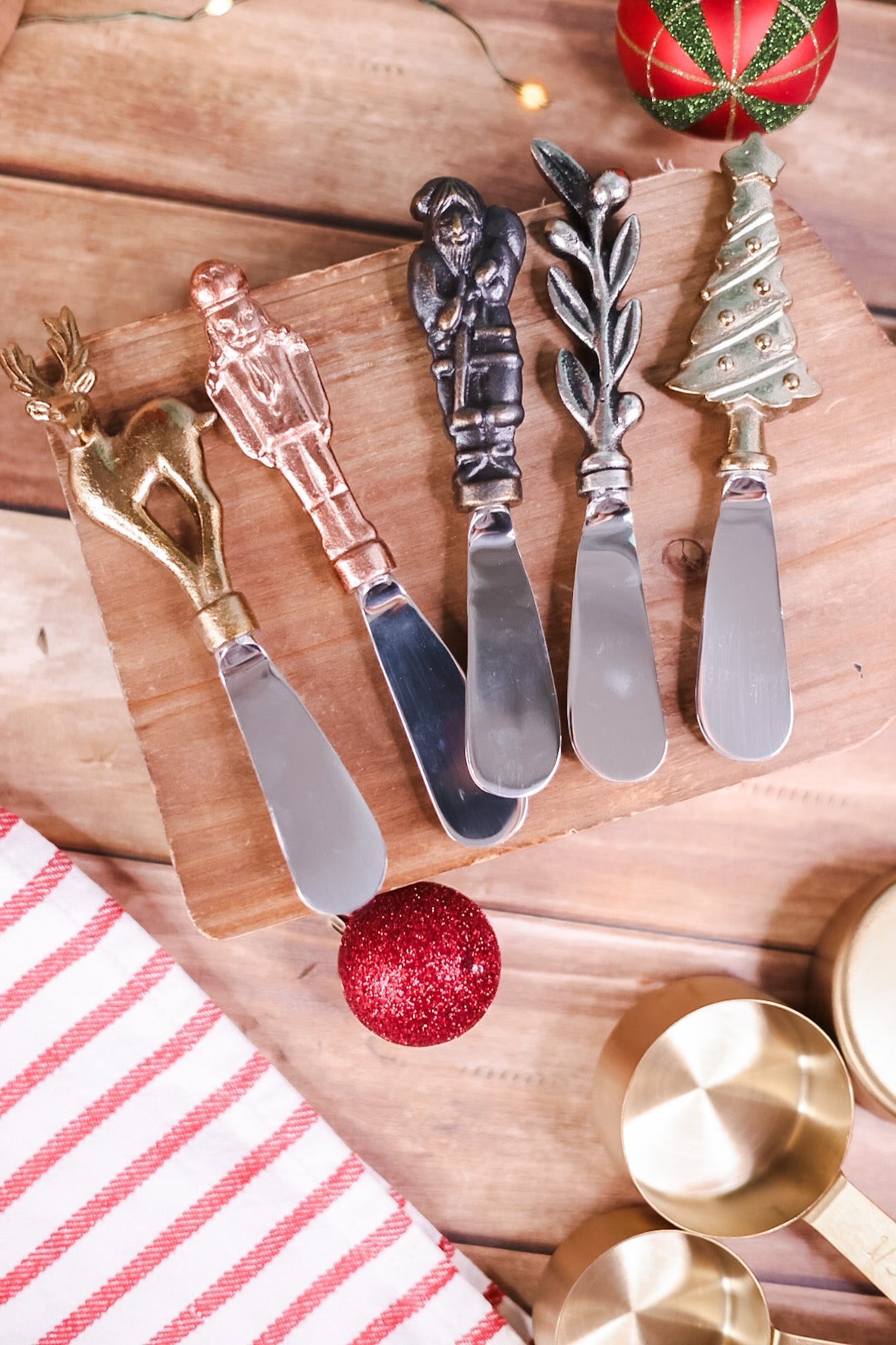 Holiday Themed Spreader Knives (5 Styles) - Whiskey Skies - TAG