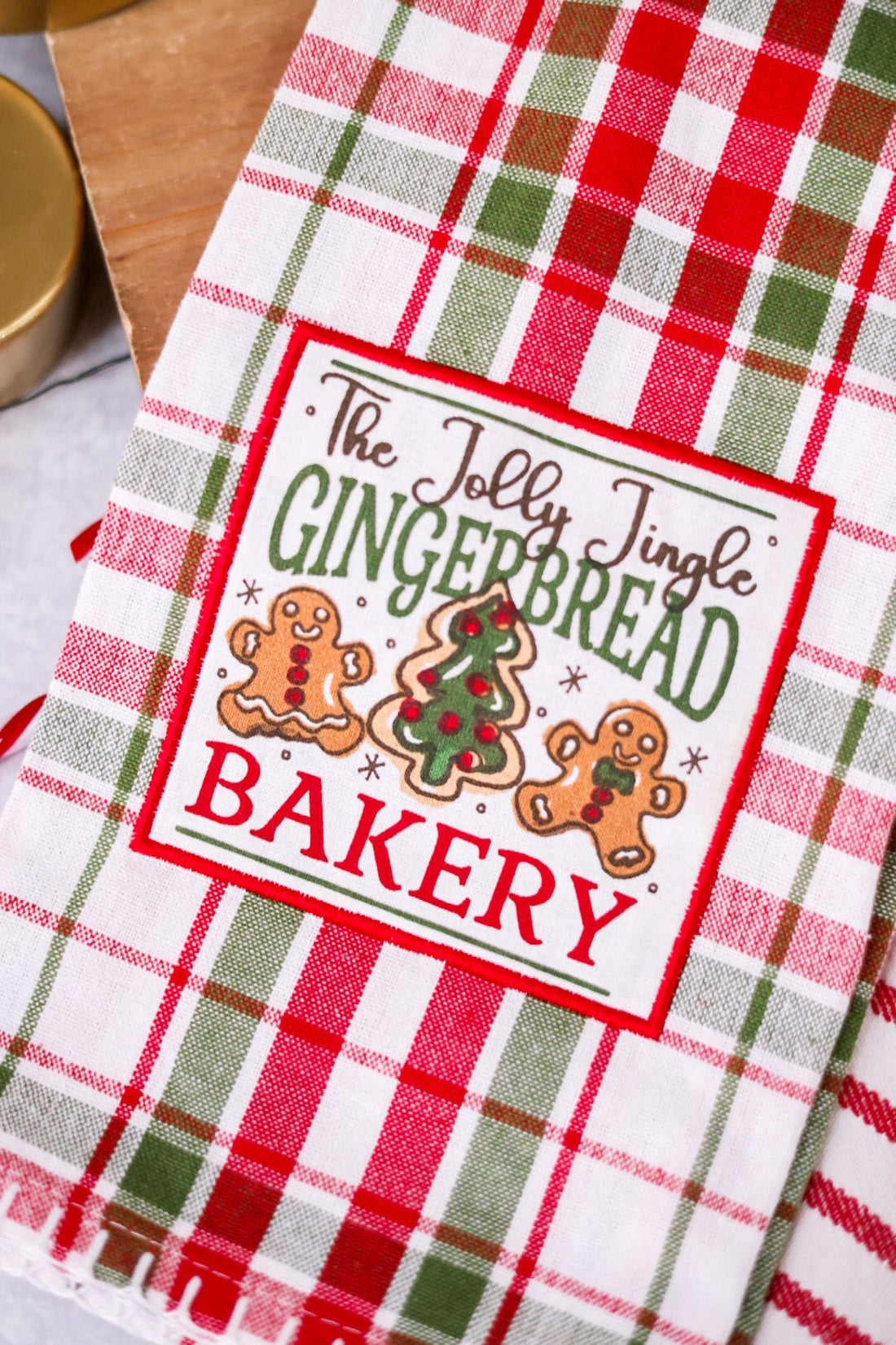 Holly Jolly Cookie Co Embellished Dishtowels (4 Variants) - Whiskey Skies - DII - DESIGN IMPORTS