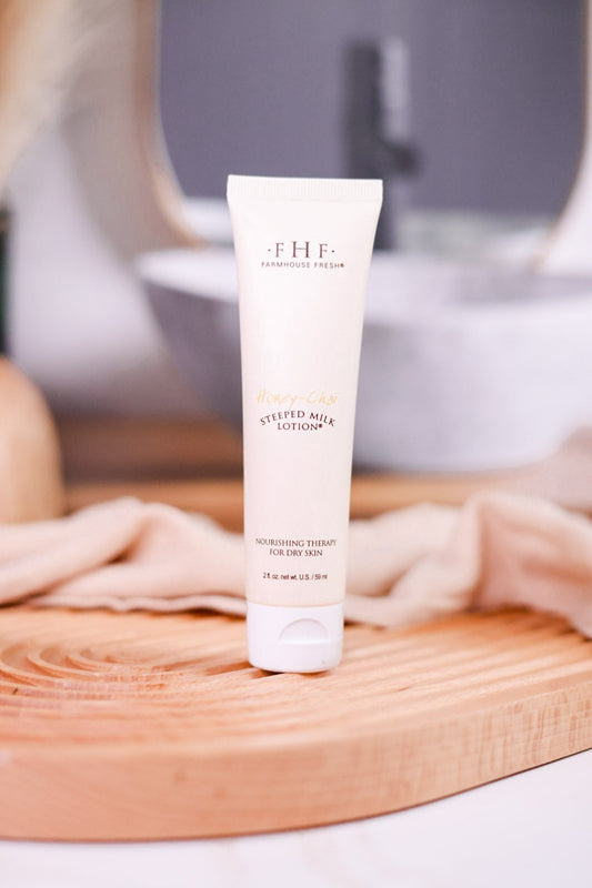 Honey Chai Steeped Milk Hand Lotion - Whiskey Skies - FARMHOUSE FRESH