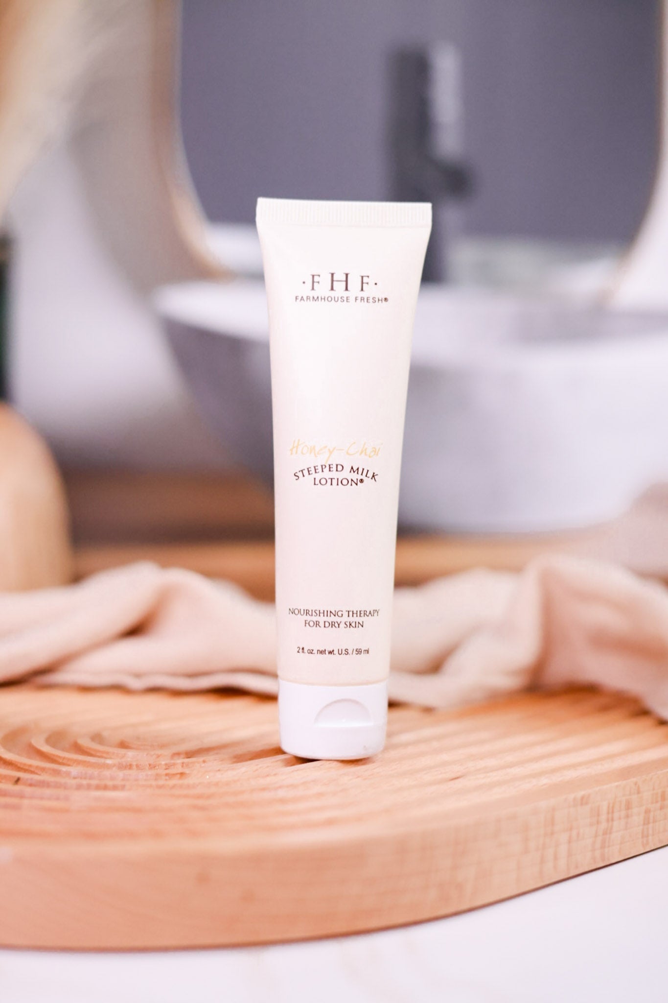 Honey Chai Steeped Milk Hand Lotion - Whiskey Skies - FARMHOUSE FRESH