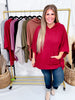 Hooded Poncho Style Sweater Top (7 Colors) - Whiskey Skies - DEAR SCARLETT