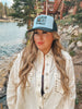 Hookin Ain't Easy Foam Front Trucker Hat - Whiskey Skies - H+P WHOLESALE