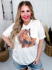 Horse Lover Graphic Tee in Cream - Whiskey Skies - PAR.TEES BY PARTY ON!