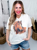 Horse Lover Graphic Tee in Cream - Whiskey Skies - PAR.TEES BY PARTY ON!