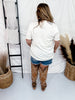 Horse Lover Graphic Tee in Cream - Whiskey Skies - PAR.TEES BY PARTY ON!