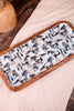 Horse Print Wood & Enamel Decorative Tray (2 Sizes) - Whiskey Skies - WT COLLECTION