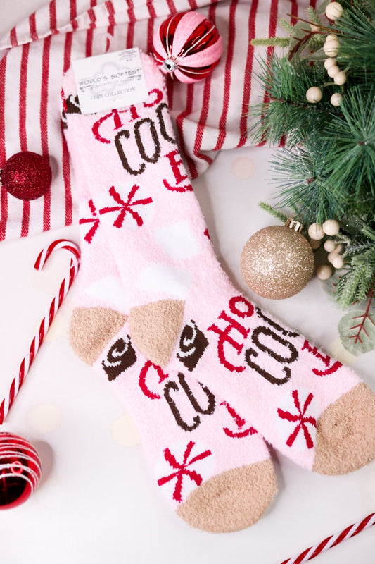 Hot Cocoa Bar Women's Crew Socks - Whiskey Skies - CRESCENT SOCK COMPANY