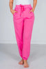 Hot Pink Elastic Waist Joggers - Whiskey Skies - DEAR SCARLETT