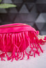 Hot Pink Removable Fringe Fanny Pack - Whiskey Skies - THOMAS & LEE CO.