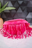 Hot Pink Removable Fringe Fanny Pack - Whiskey Skies - THOMAS & LEE CO.