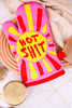 "Hot Shit" Oven Mitt - Whiskey Skies - BLUE Q
