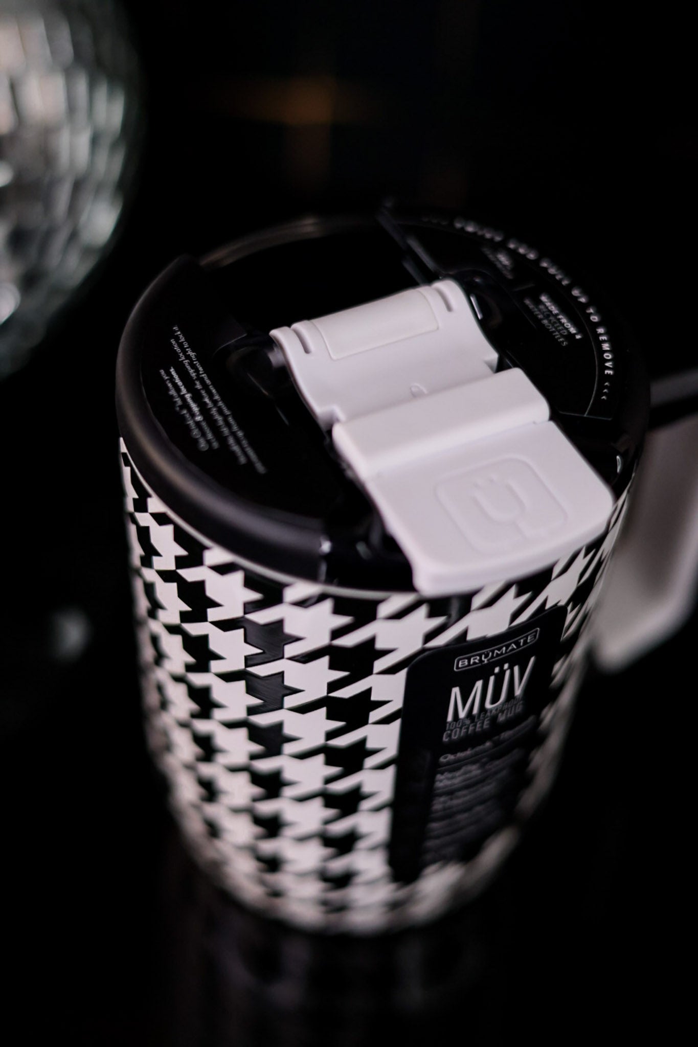 Houndstooth 15oz Muv Mug - Whiskey Skies - BRUMATE