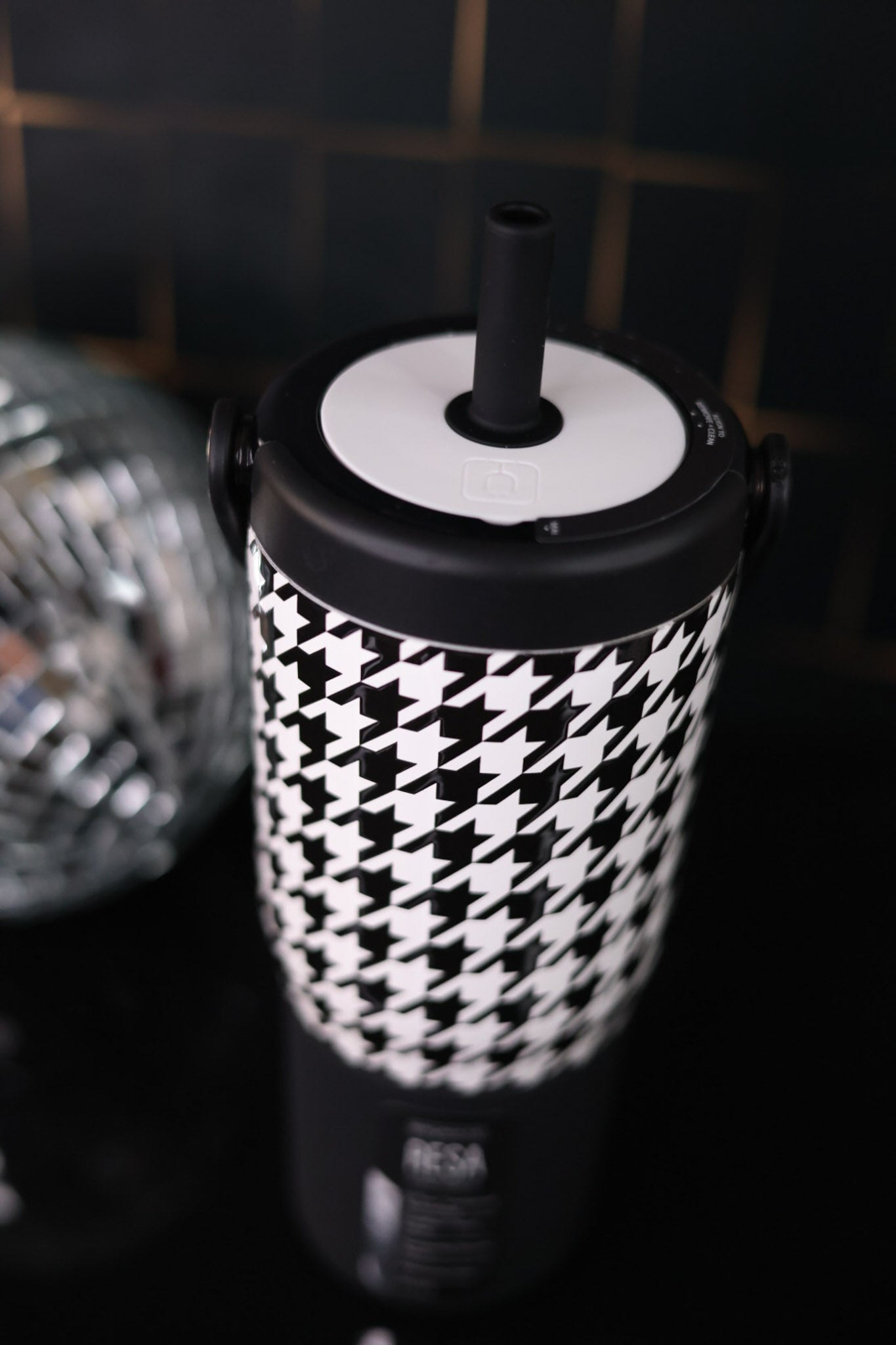 Houndstooth 25oz Resa Tumbler - Whiskey Skies - BRUMATE