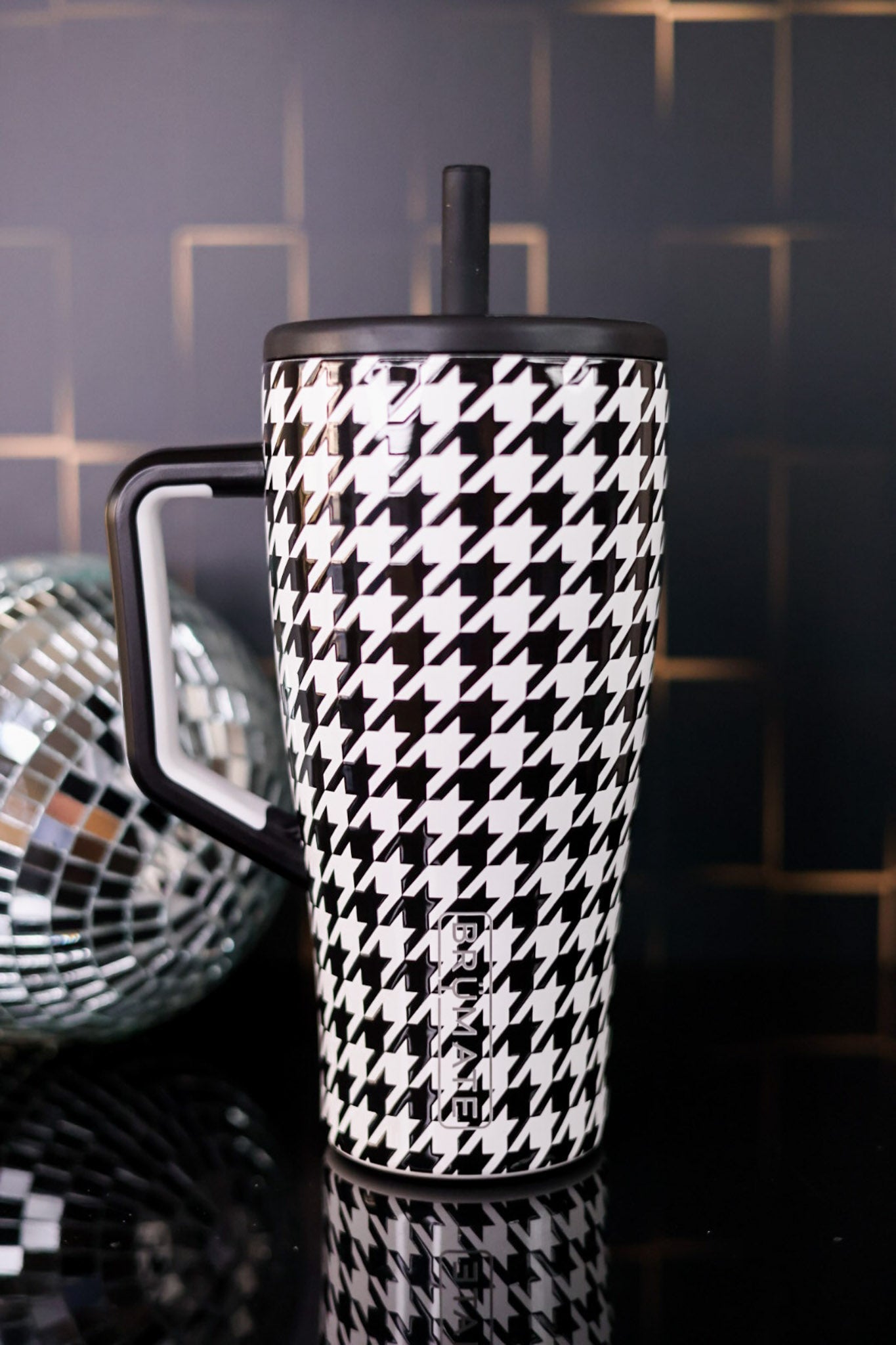 Houndstooth 30oz Era Tumbler - Whiskey Skies - BRUMATE