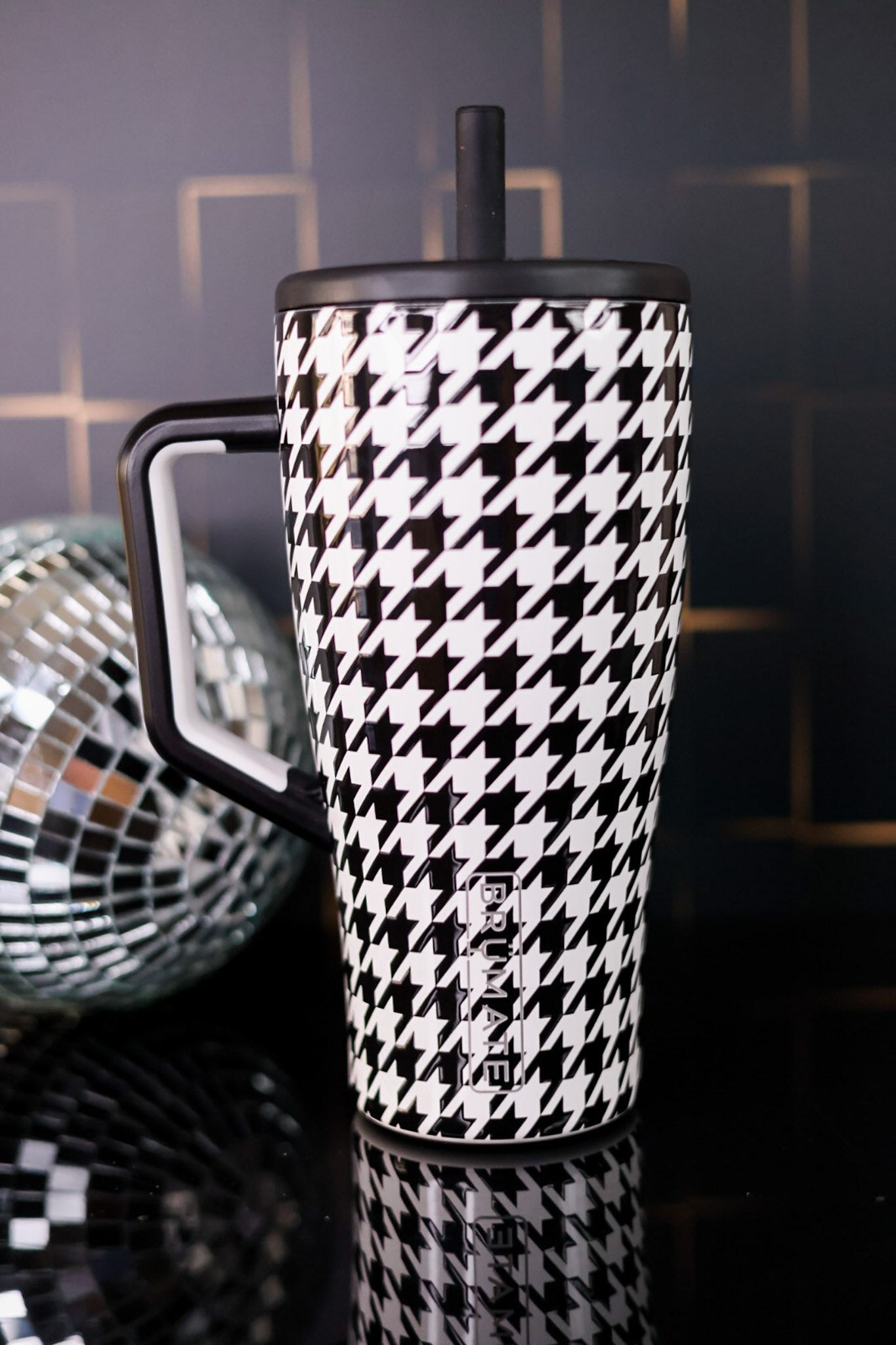 Houndstooth 30oz Era Tumbler - Whiskey Skies - BRUMATE