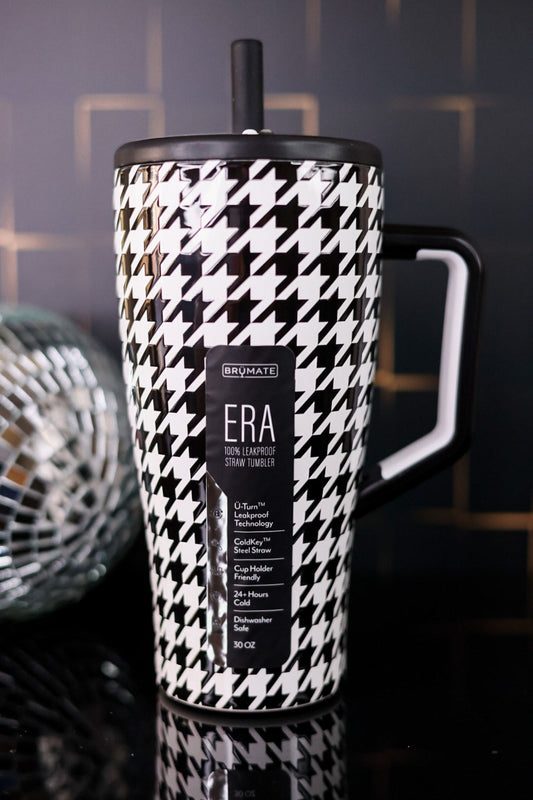 Houndstooth 30oz Era Tumbler - Whiskey Skies - BRUMATE