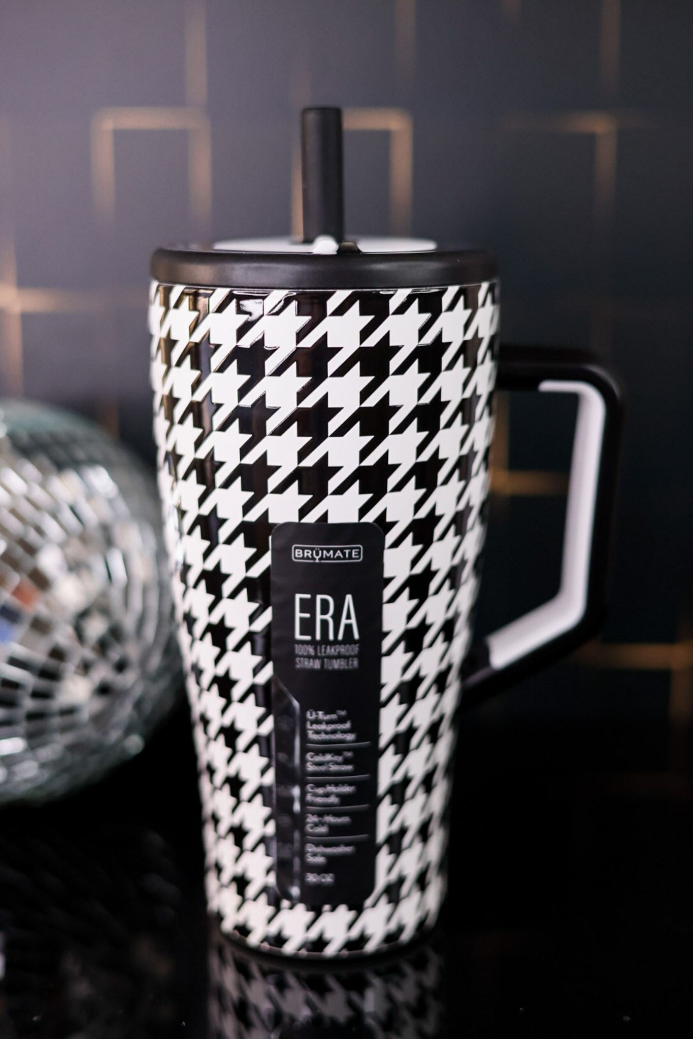 Houndstooth 30oz Era Tumbler - Whiskey Skies - BRUMATE