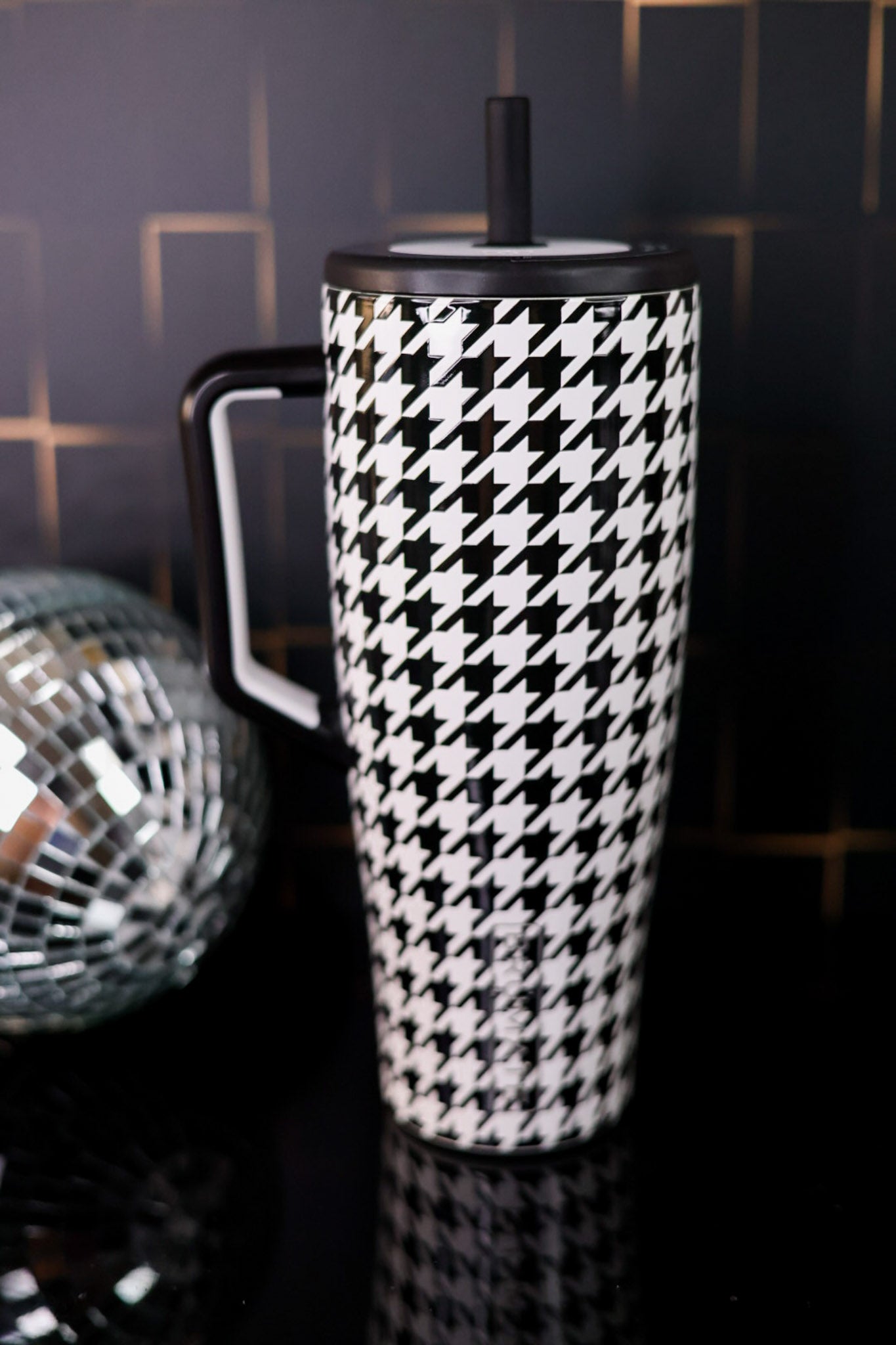 Houndstooth 40oz Era Tumbler - Whiskey Skies - BRUMATE
