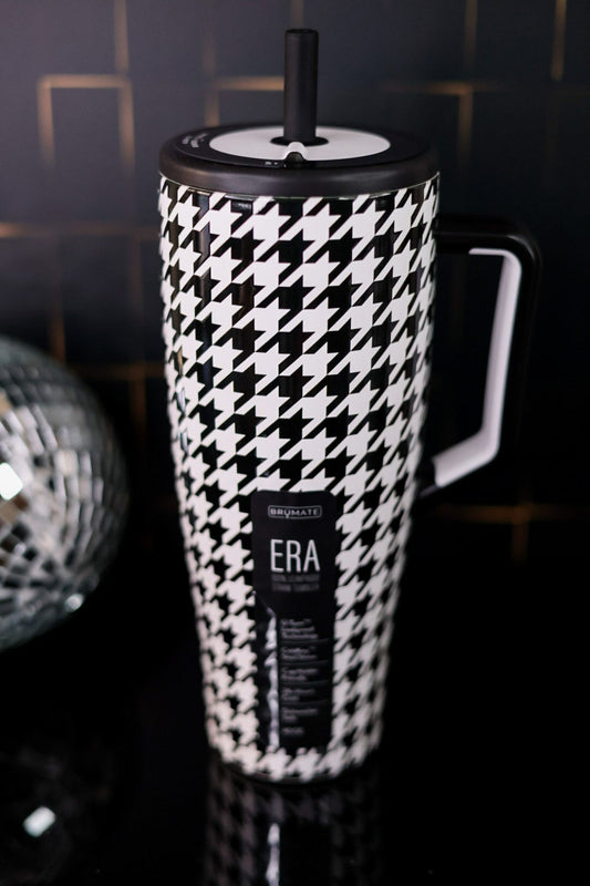 Houndstooth 40oz Era Tumbler - Whiskey Skies - BRUMATE