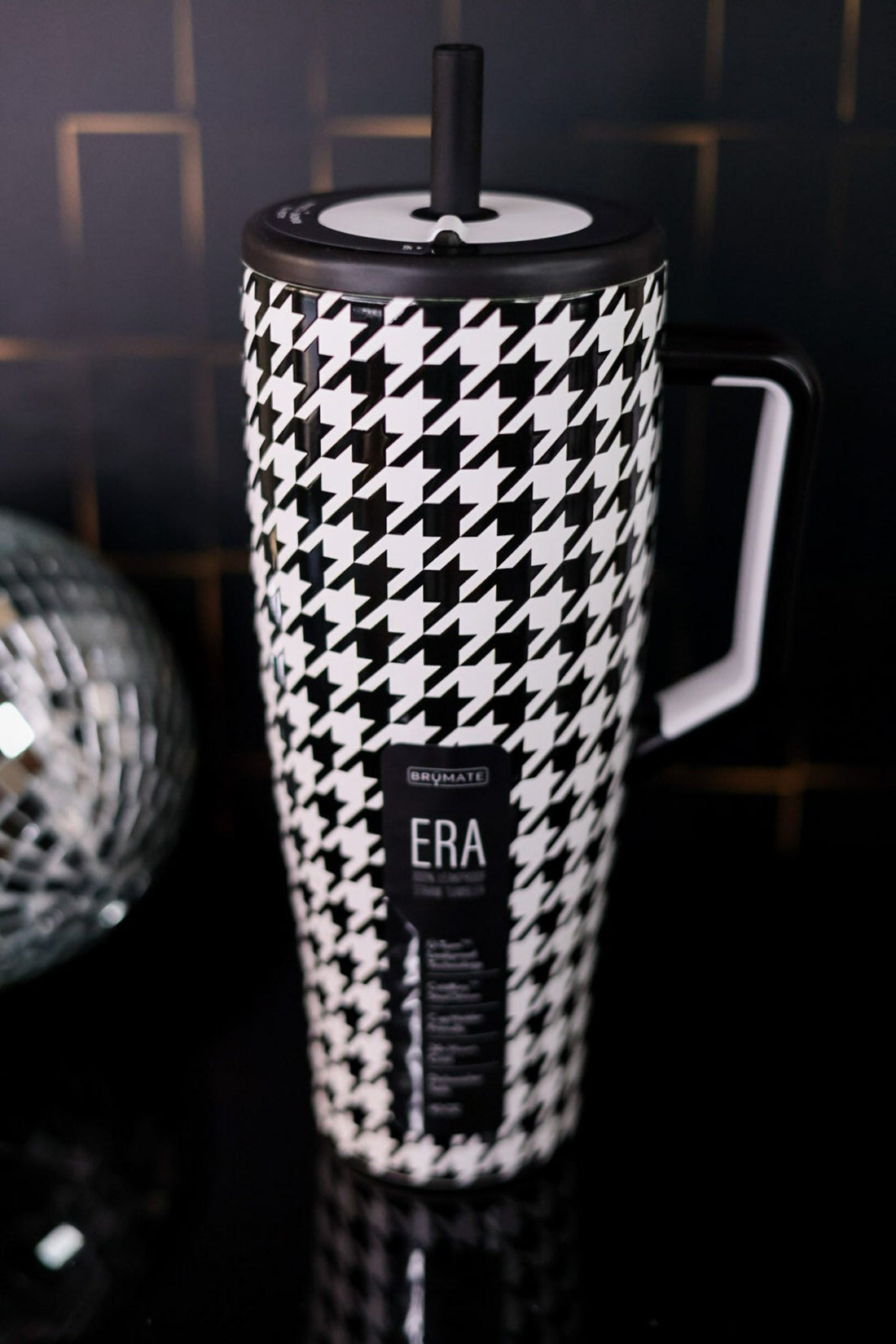 Houndstooth 40oz Era Tumbler - Whiskey Skies - BRUMATE