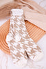 Houndstooth Portabella Cozy Collection Crew Socks - Whiskey Skies - CRESCENT SOCK COMPANY