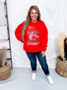 How The Grinch Stole Christmas Red Graphic Sweatshirt - Whiskey Skies - HYBRID APPAREL