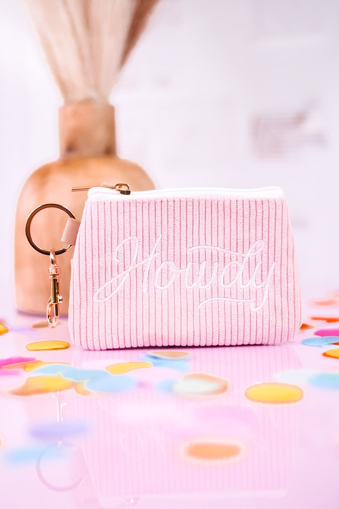 Howdy Corduroy Zip Wallet - Whiskey Skies - TOTALEE GIFT