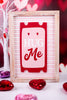 "Hug Me/Pinch Me" Reversible Wooden Framed Sign - Whiskey Skies - DEVANIE AT HOME