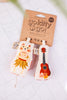 Hula Cat & Ukulele Go Kitty Go Cat Toy Set - Whiskey Skies - ORE ORIGINALS