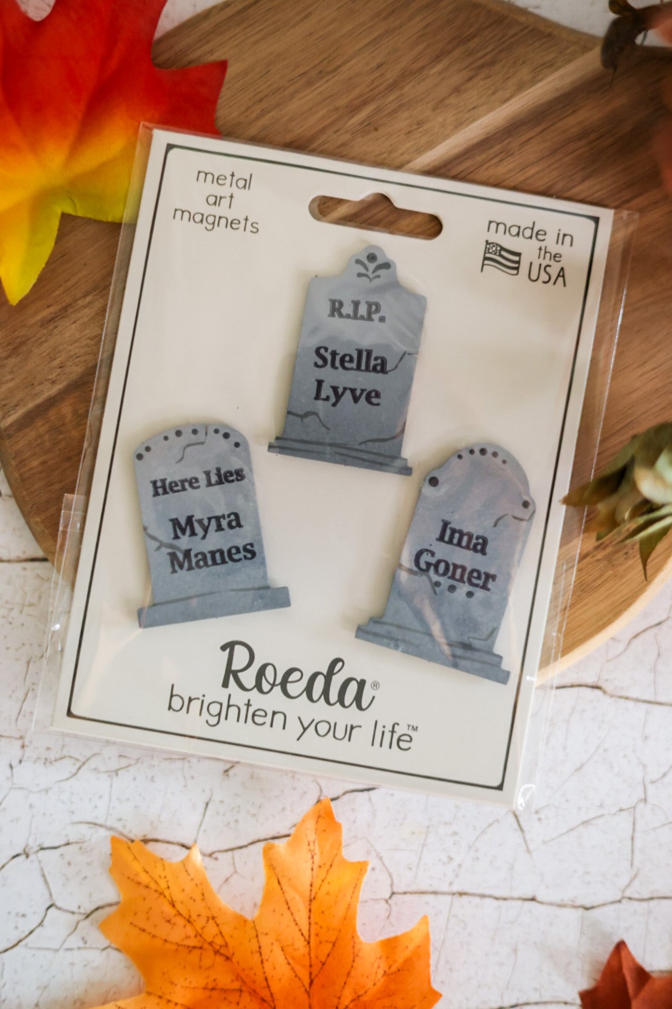 Humorous Headstone Magnets S/3 - Whiskey Skies - ROEDA STUDIO