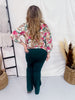 Hunter Green Magic High Waist Kick Flares - Whiskey Skies - DEAR SCARLETT