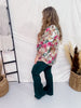 Hunter Green Magic High Waist Kick Flares - Whiskey Skies - DEAR SCARLETT