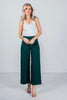 Hunter Green Magic Wide Cropped Pants - Whiskey Skies - DEAR SCARLETT