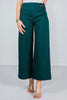 Hunter Green Magic Wide Cropped Pants - Whiskey Skies - DEAR SCARLETT