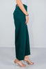 Hunter Green Magic Wide Cropped Pants - Whiskey Skies - DEAR SCARLETT