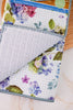 Hydrangeas & Blue Plaid Countertop Drying Mat - Whiskey Skies - KAY DEE DESIGNS
