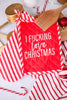 I Fu@king Love Christmas Oven Mitt & Pot Holder - Whiskey Skies - TOTALEE GIFT