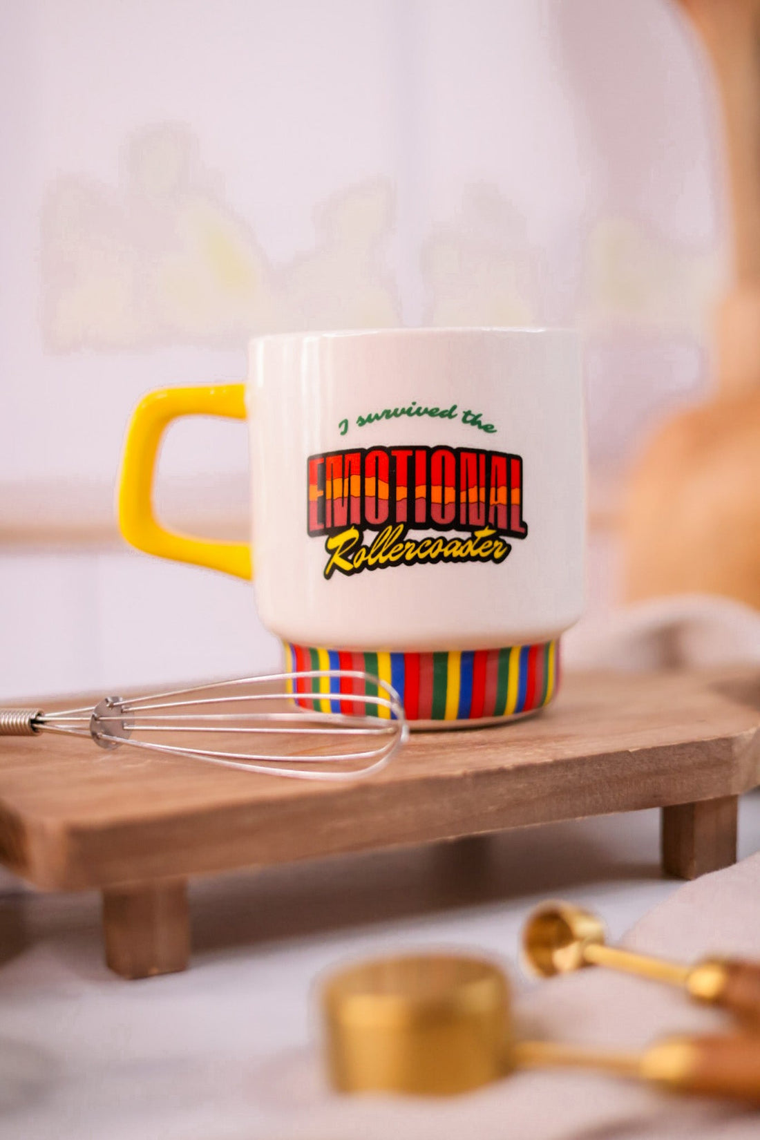 I Survived The Emotional Rollercoaster Ceramic Mug - Whiskey Skies - BAN - DO