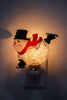 Ice Skating Snowman Night Light - Whiskey Skies - SULLIVANS