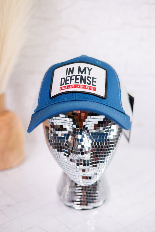 "In My Defense I Was Left Unsupervised Men's Hat - Whiskey Skies - BRIEF INSANITY